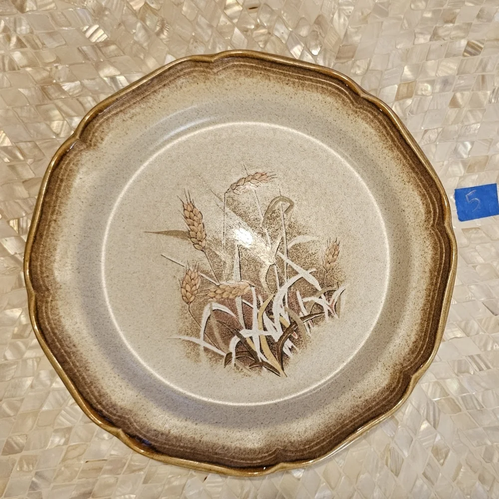 #3 [MIKASA] (2) Dinner Plates: Mikasa Whole Wheat E8001 [3 of 3 pairs]